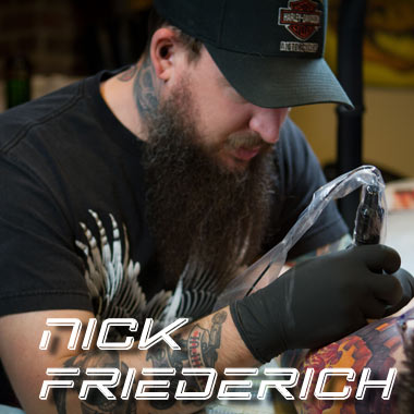 Ink Master - Nick D'Angelo Nick D'Angelo Buffalo, NY Owner and Artist at  The Black Pearl (www.DAngeloArt.com) 4 years experience Nick has always had  a love for drawing, and in school each